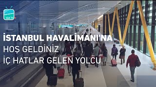 istanbul havalimani na hos geldiniz ic hatlar gelen yolcu youtube