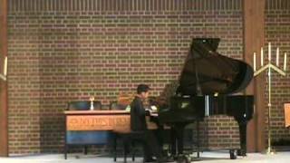piano solo -- Alone At Sunset ( Sea Idylls ),  composed by  Walter Carroll, played by an 8-yr-old