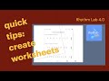 Rhythm lab quick tips create worksheets