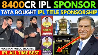 IPL 8400cr Title Sponsor 😱| Record Breaking TATA Bought IPL Title Sponsorship