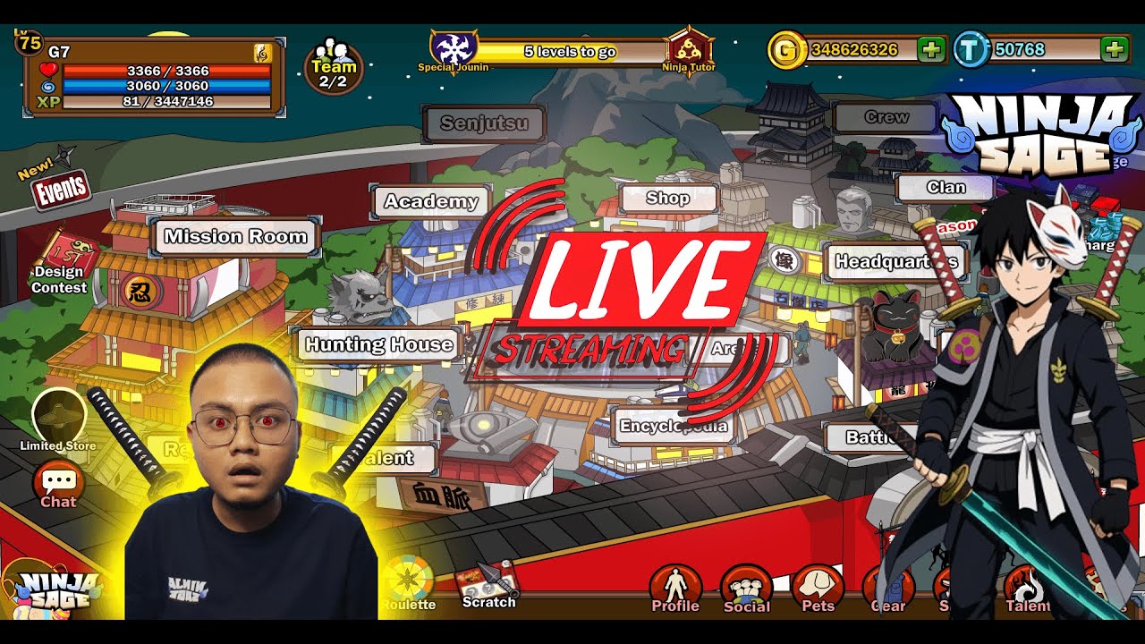 Grinding Santuy Event All Event | Ninja Sage Indonesia