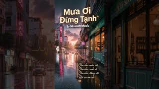 Cha-cha trong mưa… anh ơi đừng vội rời xa em☕🌧️☔💞