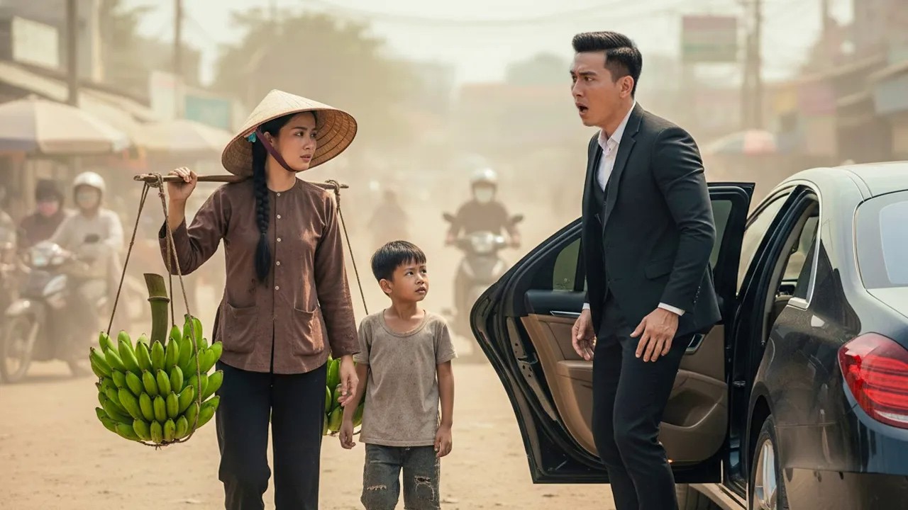 Dừng Xe Mua Chuối, Tỷ Phú Bàng Hoàng Nhận Ra Vợ Cũ Và Đứa Con Rơi, Hối Hận Tột Cùng Khi Nhìn Tay Vợ