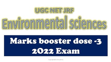 UGC NET ENVIRONMENT SCIENCES| NTA NET JRF ENVIRONMENT SCIENCES 2022| ENVIROCADEMY