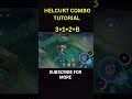 Helcurt 'Dark Silence' Combo 🌑 #mlbb #helcurtcombo #tutorial