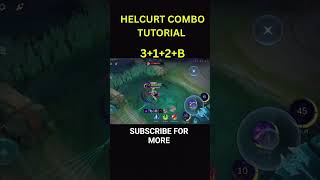 Helcurt 'Dark Silence' Combo 🌑 #mlbb #helcurtcombo #tutorial