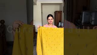 EPI 573|SOFT HANDLOOM COTTON SUITS|HANDLOOM DUPATTA  #handloomcotton #southcotton   @curatedvault screenshot 4