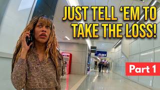 Information Entitled Brat Refuses To Pay $70 Airport Tab - Part 1 | Police Bodycam News