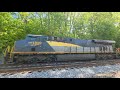1899 "Piere Marquette" CSX Heritage Locomotive  on a Priority Intermodal 
