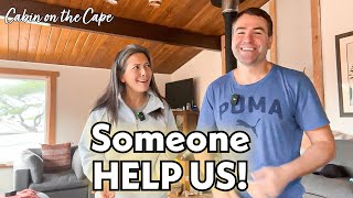 Remodeling a Tiny House on a Budget  Beach Cabin Living  How We made a small bathroom feel larger