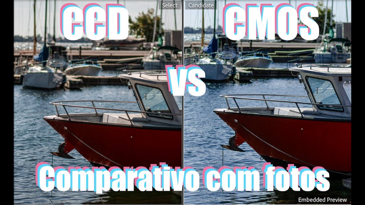 CCD vs CMOS - Comparação com fotos