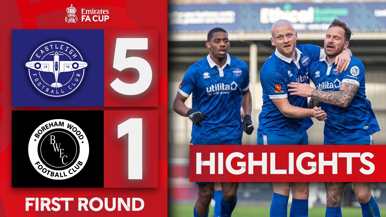Eastleigh 5-1 Boreham Wood | First Round | Emirates FA Cup 2023-24