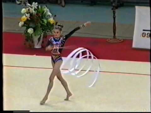Yulia BARSUKOVA ribbon - 1999 RG Russian Championships AA