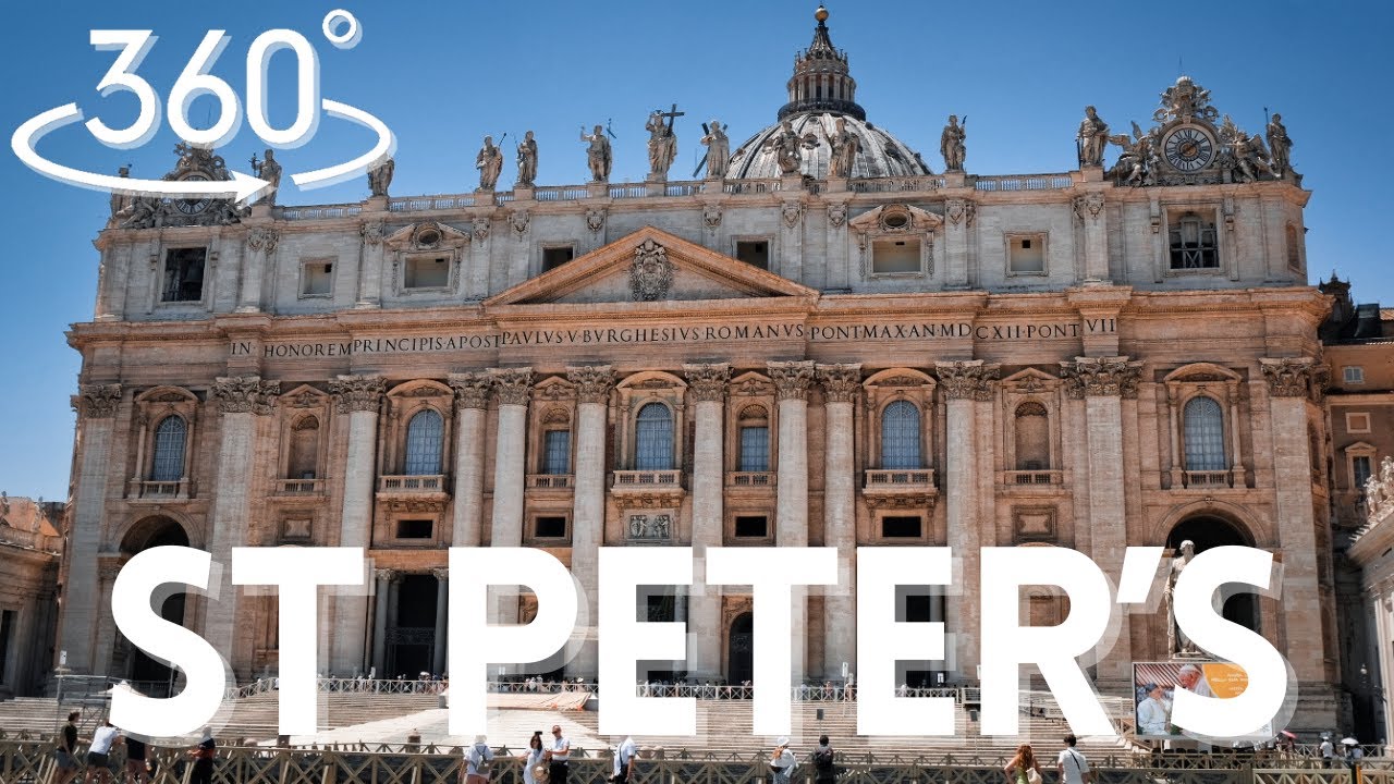 Step Inside the Vatican Like Never Before! | St. Peter's Basilica 360 ...
