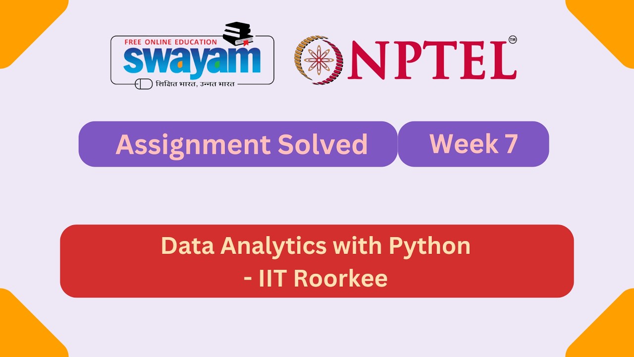 day 18: types of functions in python | by pawan... Data Analytics with Python Week 7 || NPTEL ANSWERS 2026 #nptel # ...