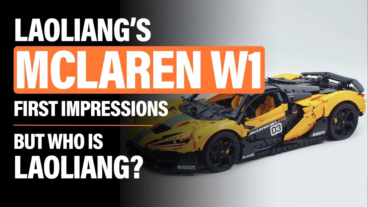 Конструктор McLaren W1 от LaoLiang — первые впечатления