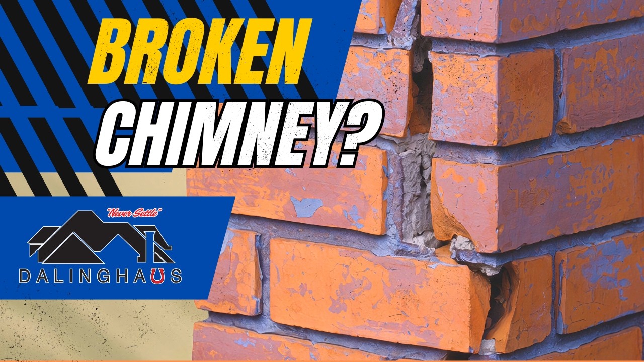 Broken Chimney? Warning Signs of Dangerous Structural Failure. Video preview.