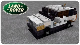 How to Build a SUV in Minecraft (Land Rover Range Rover 2013) Minecraft SUV Tutorial