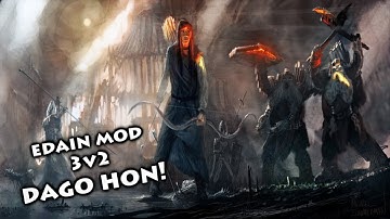 BFME2: Edain Mod Online 3v2 - Togo hon dad, Legolas! Dago hon!