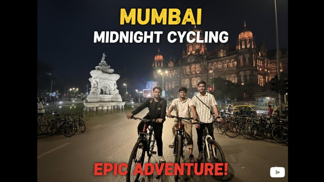 Mumbai at 2AM Hits Different 🌃 | Epic Midnight Cycling Experience |#mumbai #midnight #cycling 
