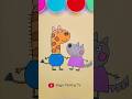 Gerald Giraffe🦒& Wendy Wolf🐺 #trending #cartoon #forkids #shortfeed #peppapig #giraffe