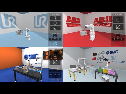 Unity3D Industrial Robotics (Digital-Twin Application)