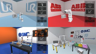 Unity3D Industrial Robotics (Digital-Twin Application) screenshot 4