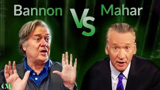 Bill Maher VS Steve Bannon (ALPHA BATTLE Analysis)