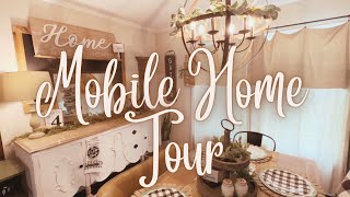 DOUBLEWIDE mobile home tour updated home tour