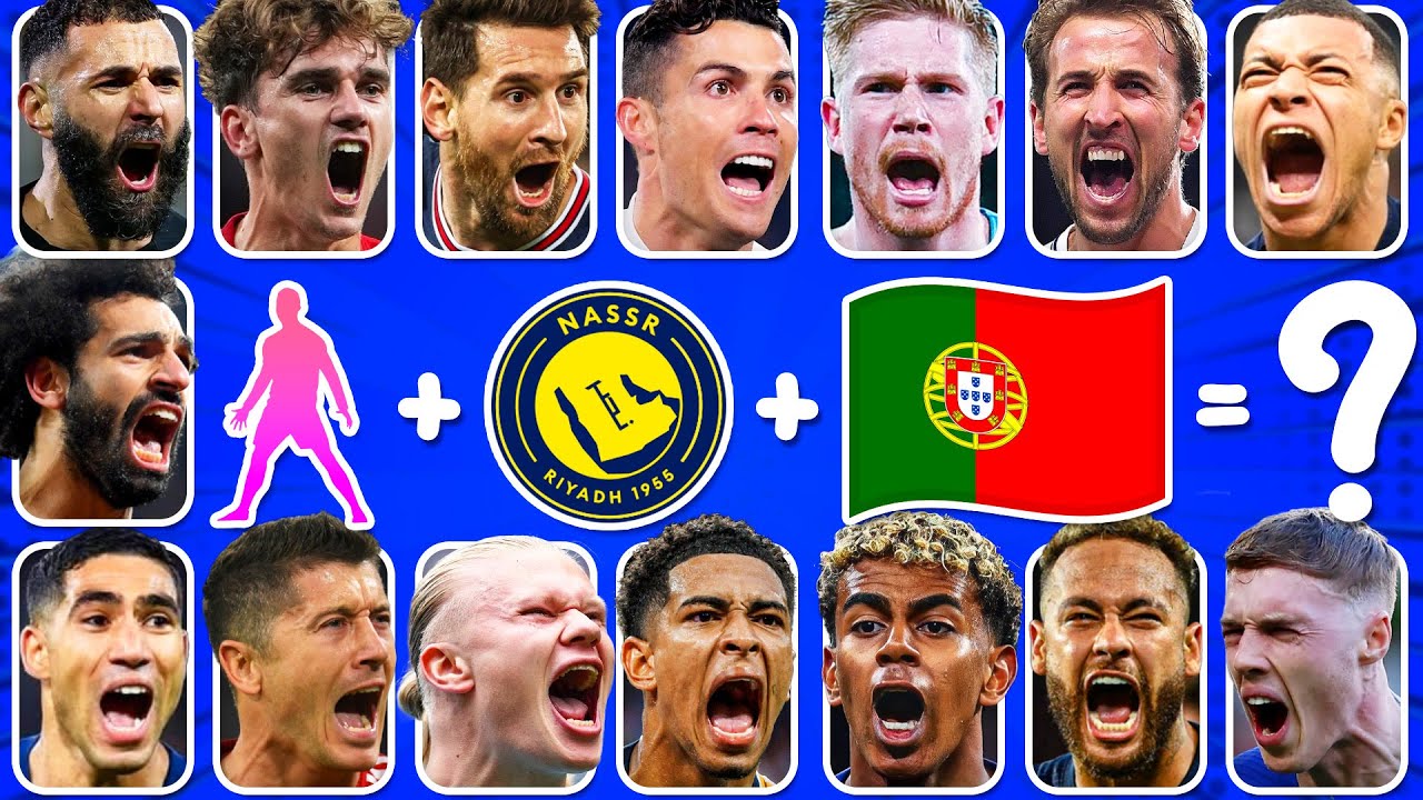 Угадай футболиста по званию, клубу и национальности | Роналду, Месси, Неймар-младший