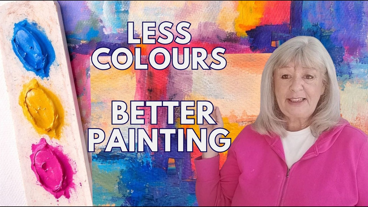 Слишком много цветов портят вашу абстрактную картину? Попробуйте это!