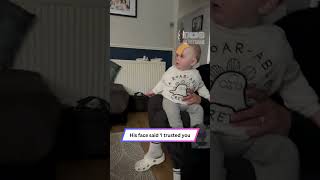 Toddler Gets Cheesed in the Face—His Reaction is Priceless! 🧀