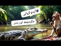 مگرمچھ اور بندر -بے وفا دوست #اردوکہانی #urdustory #story #cartoon #englishstory #poem