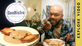 This place Serves VEGAN LASAGNA | Food Review : GEO BISTRO, Pune