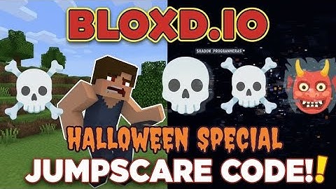 Jumpscare code in bloxd.io || bloxd.io new update || bloxd.io code || Halloween Special Code