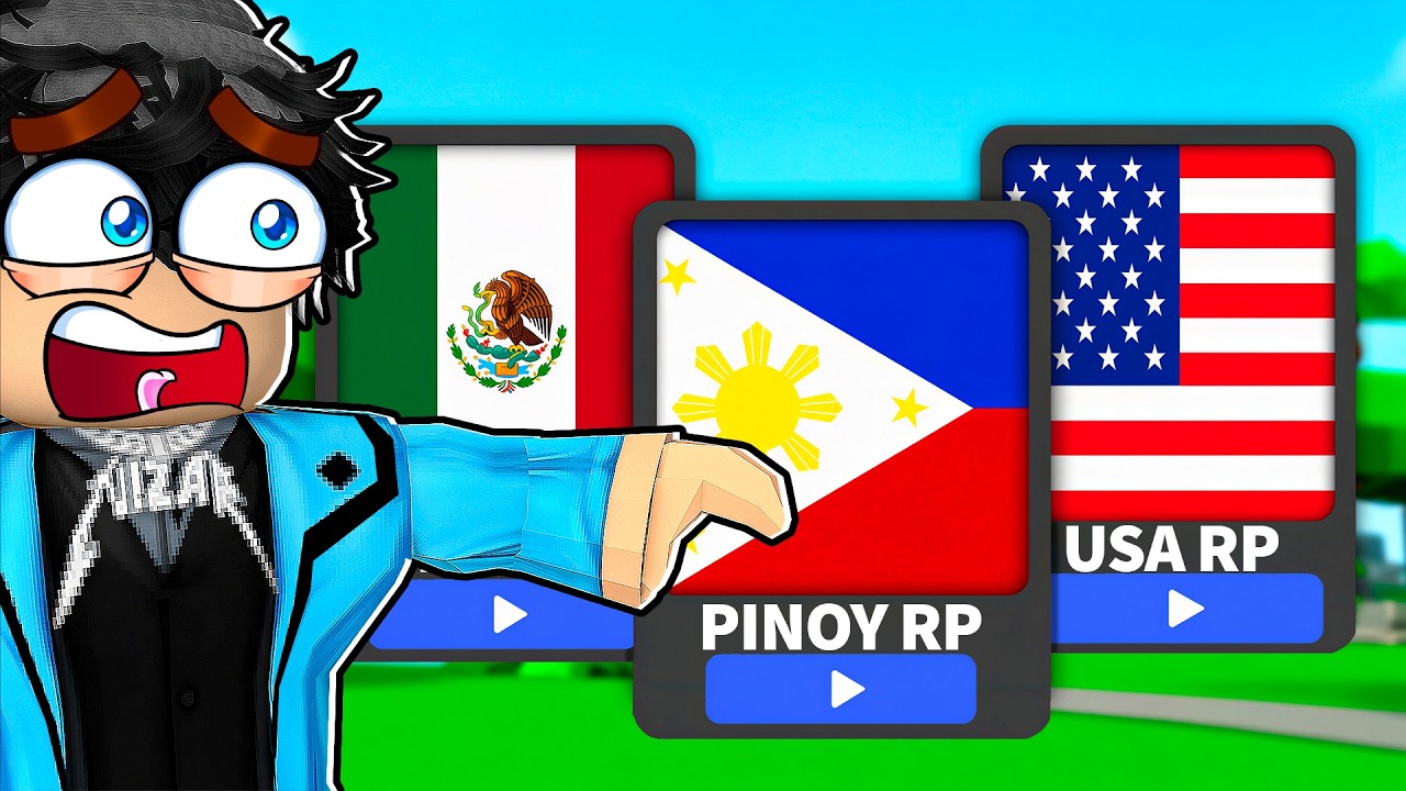 Playing Roblox Games from EVERY Country!