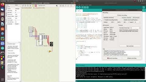 Using Seven Segment Display with Atmega328 and Keypad-Lab3 part2