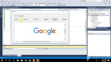Creating Web Browser in C#  ||  Window form application