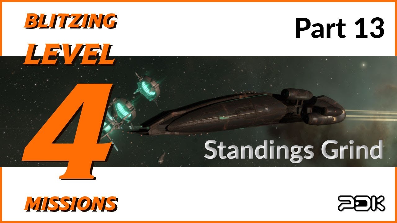 Blitzing Level 4 Missions Part 13 Dominix Standings Grind EVE
