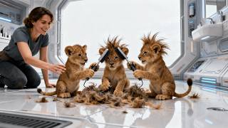 The Predator Cubs Found Her Brush — They Groomed Each Other Into Matching Messes | HFY | Sci Fi