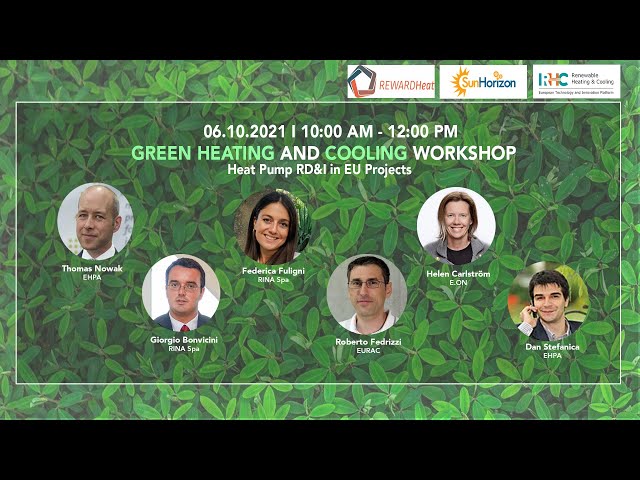 Green Heating and Cooling Workshop: Heat Pump RDu0026I in EU Projects - YouTube