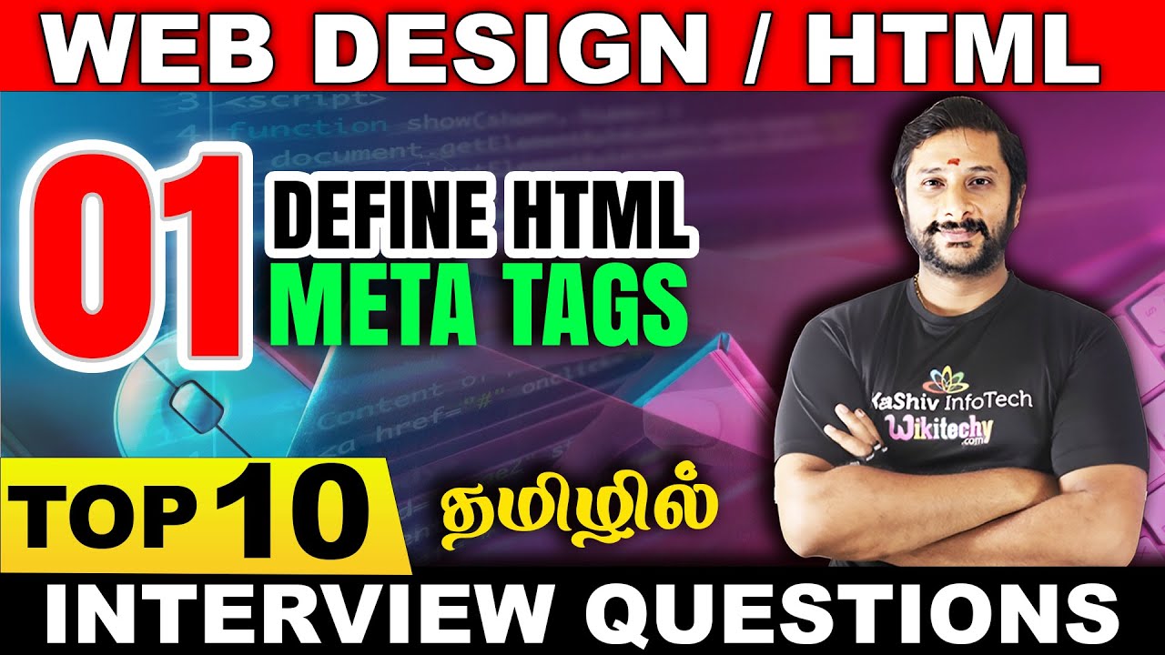 🔥 HTML Meta Tags Explained in Tamil | HTML Interview Questions and Answers 