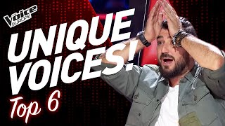 Incredible UNIQUE VOICES on The Voice! (Part 3) | TOP 6