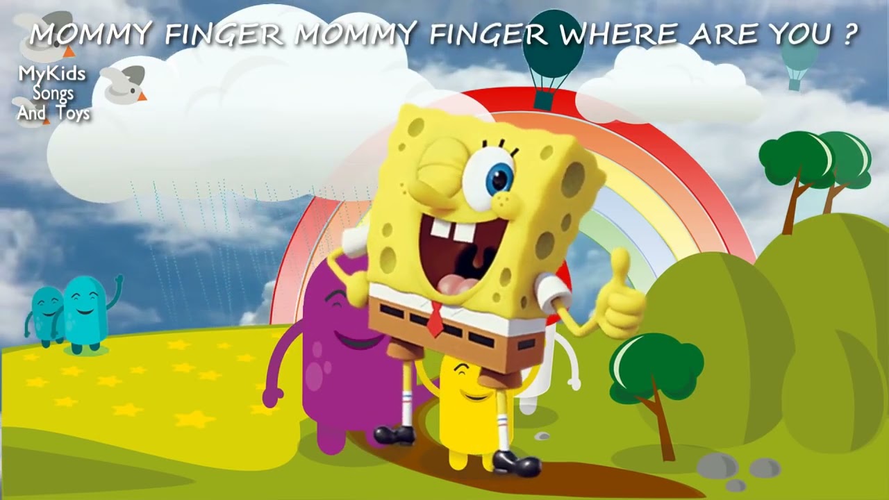 Barney Donald Duck Spongebob Inside out Masha Finger Family Song