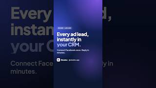 Facebook lead ads straight into your CRM (Edudex)