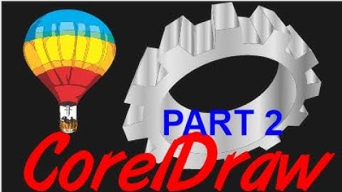Corel Draw Tips & Tricks Symmetry Tool to make a GEAR Part 2