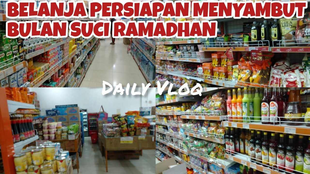 DAILY VLOQ | BELANJA MENJELANG RAMADHAN‼️kegiatan irt 
