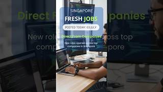 Looking for jobs in Singapore?