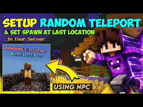 HOW TO SETUP RANDOM TELEPORT IN MINECRAFT SERVER 🔥 BETTER RTP PLUGIN FULL TUTORIAL IN ATERNOS SERVER