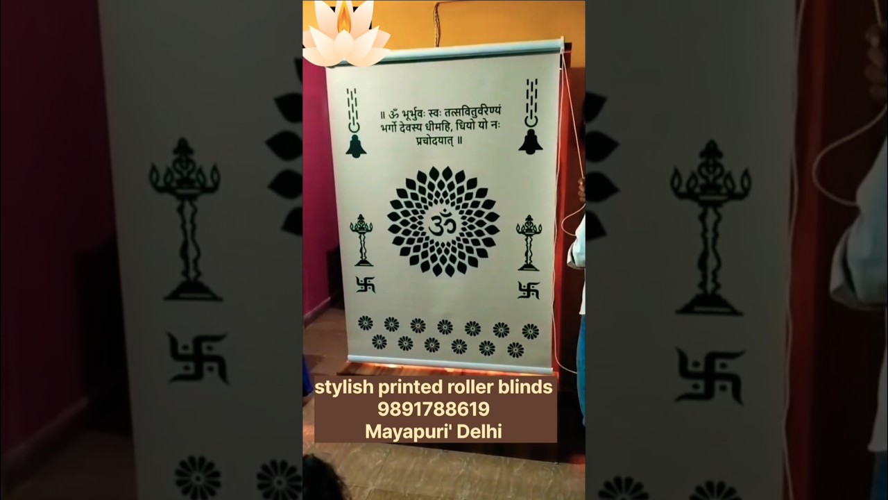 Mandir Roller Blinds: The Future of Home Worship